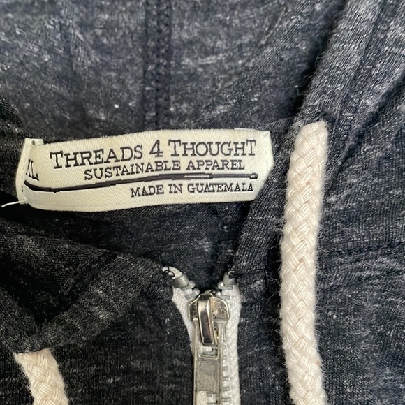 THREADS 4 THOUGHT Bundle of 2 Long Sleeve Shirts with Hoods - Picture 6 of 6